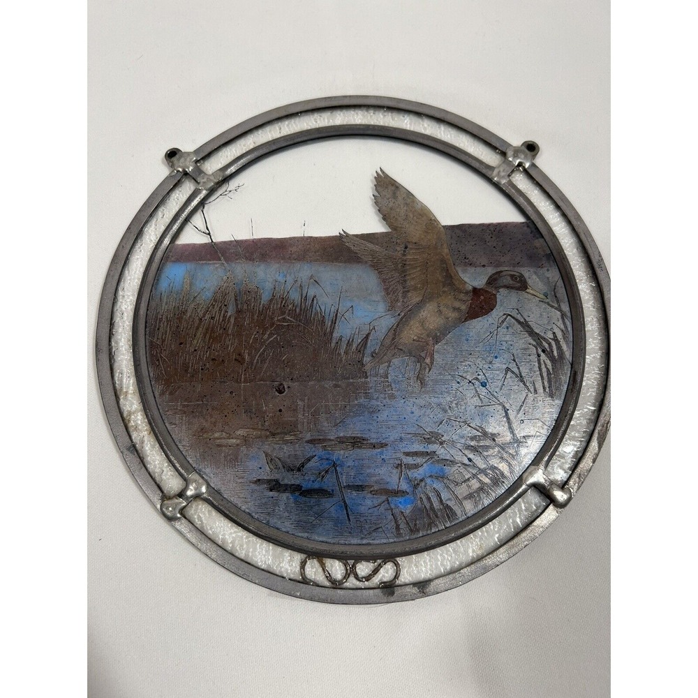 Waterfowl Window Suncatcher Panel Hanging Decor‎ Rustic Cabin